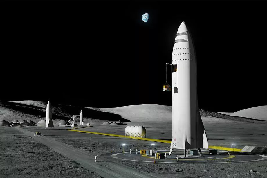 SpaceX Mondbasis Alpha